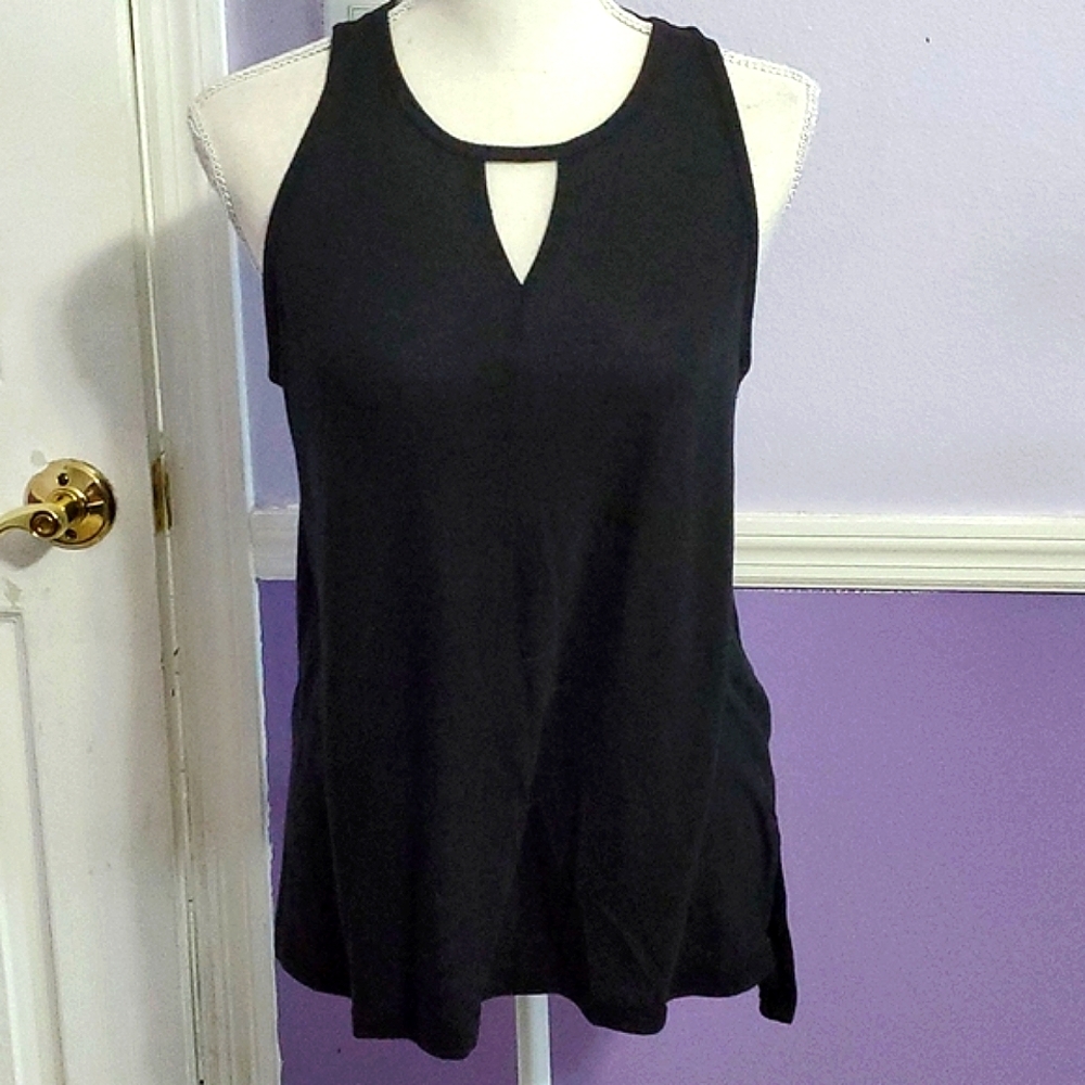 Calvin Klein Performance Black Lightweight Sleeveless Workout Sporty Top M